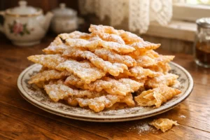 Хворост с коньяком: простой рецепт на сковороде