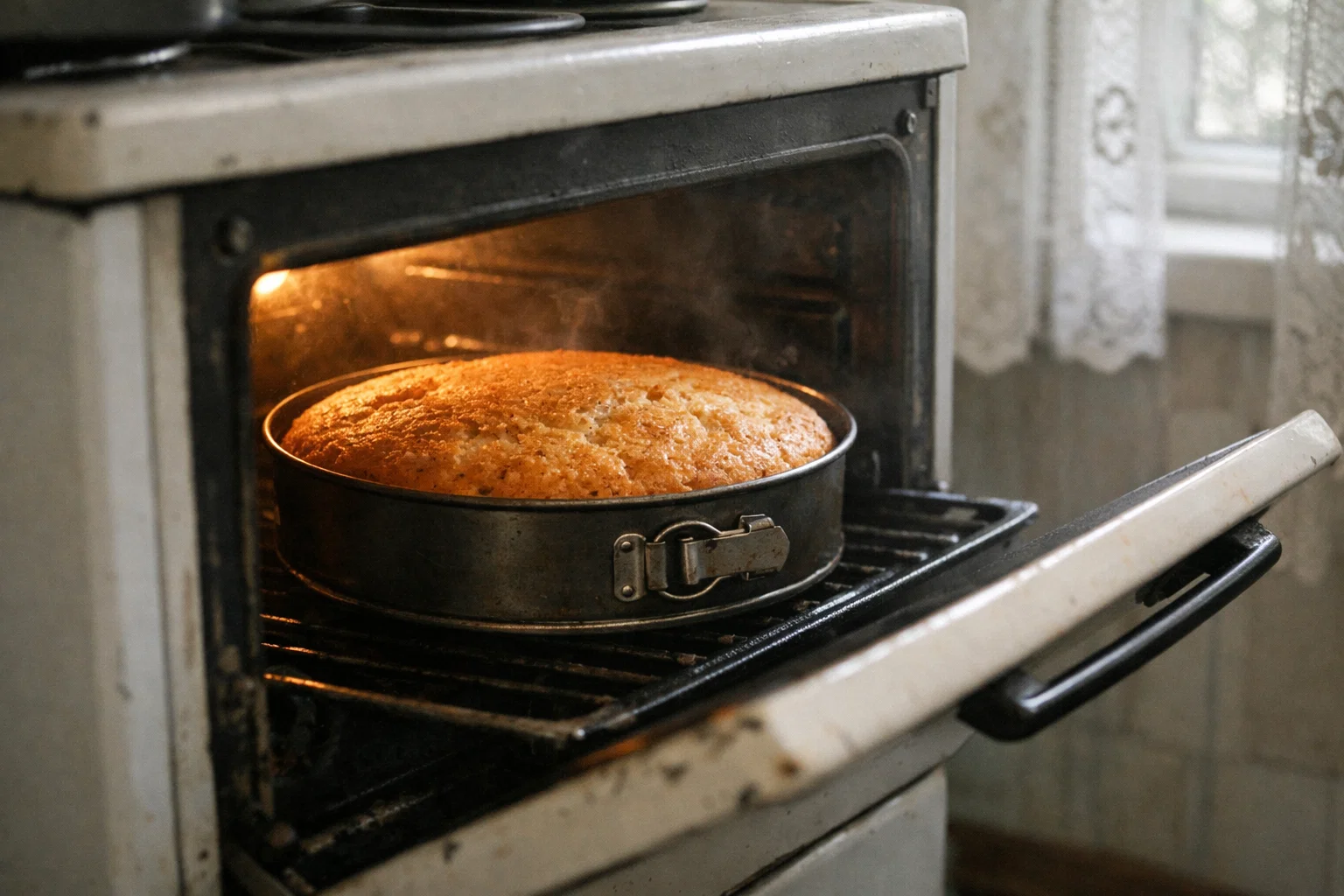 Пышный бисквит по советскому рецепту в духовке