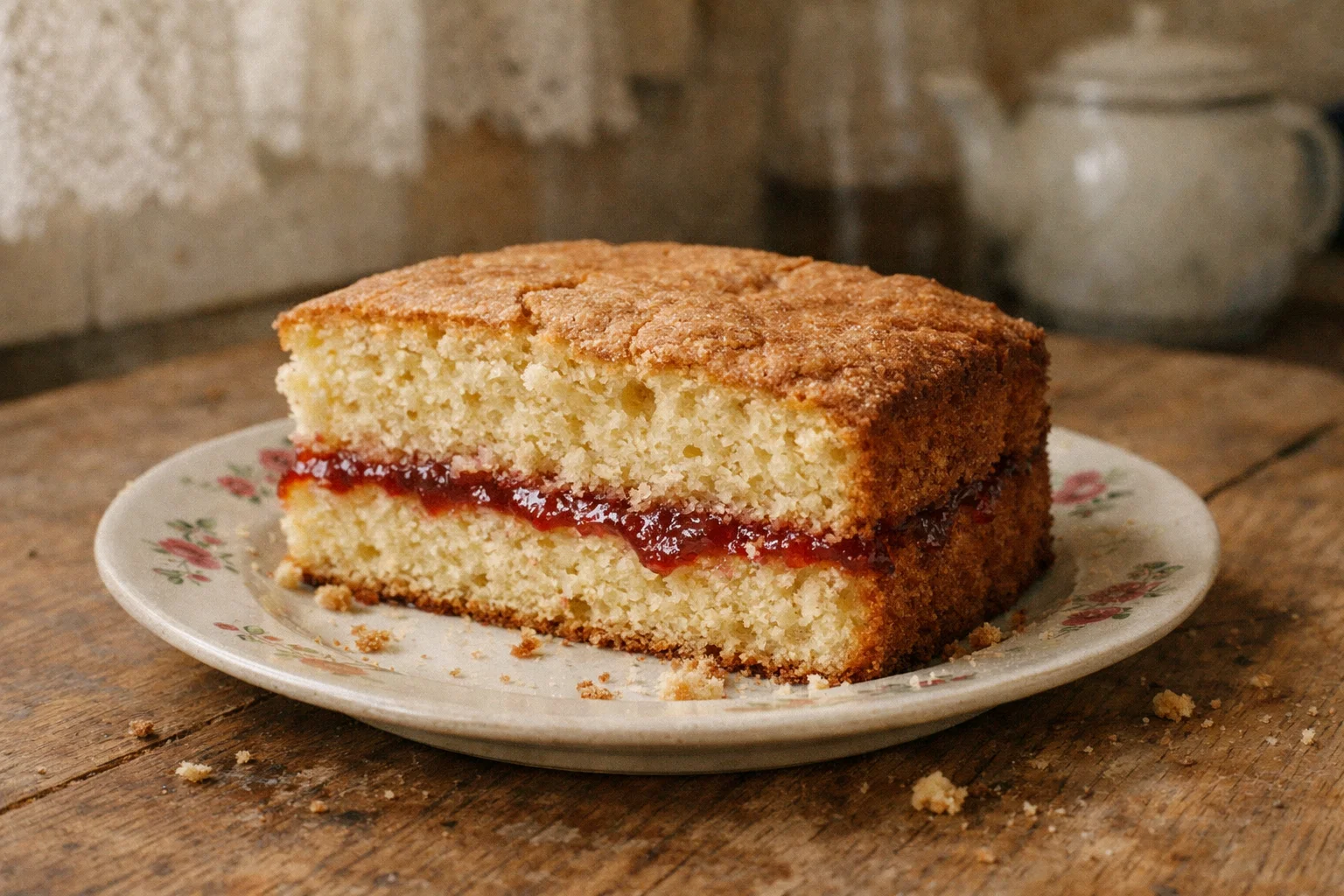 Пышный бисквит по советскому рецепту в духовке