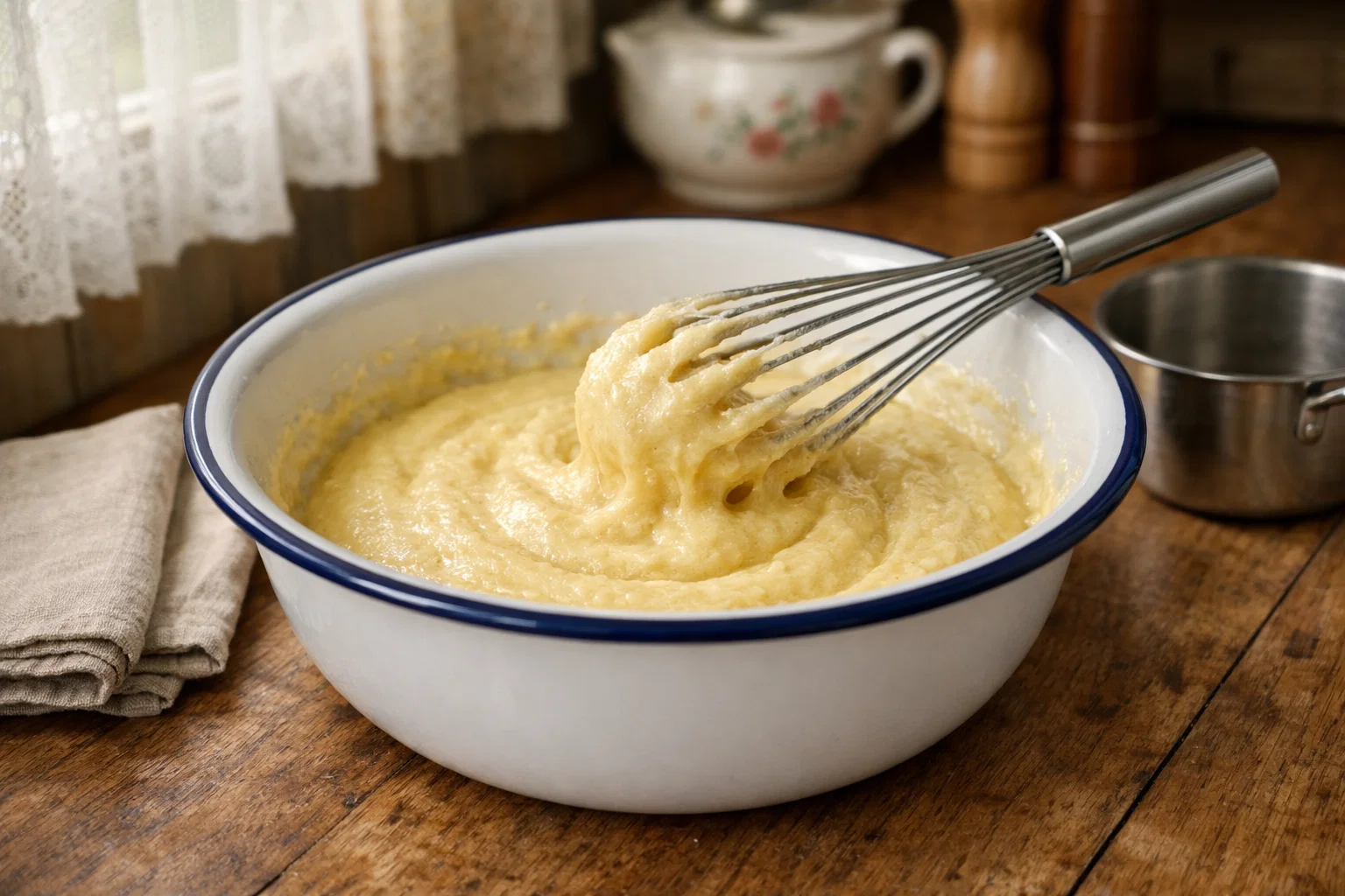 Заварной крем на молоке