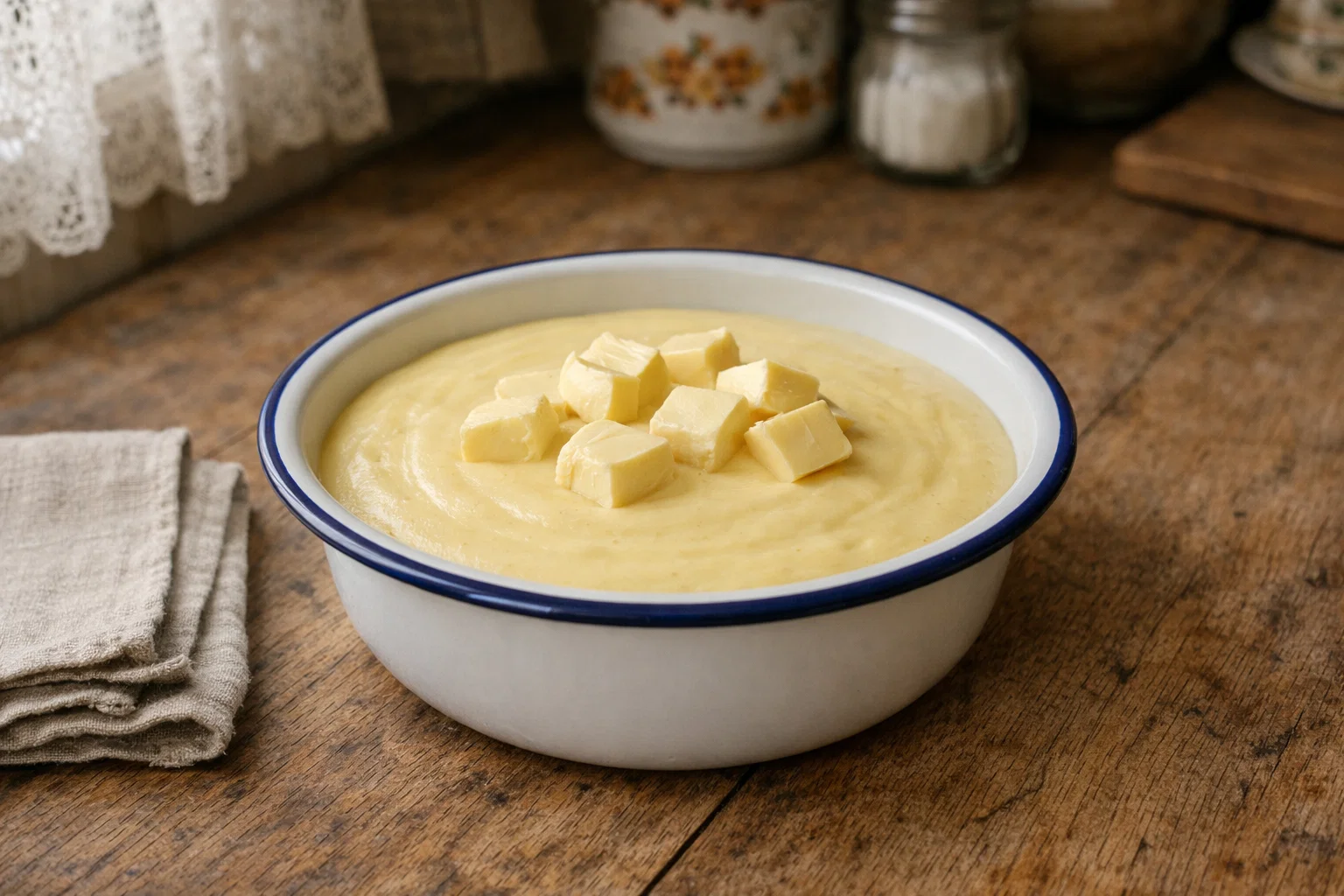 Заварной крем на молоке