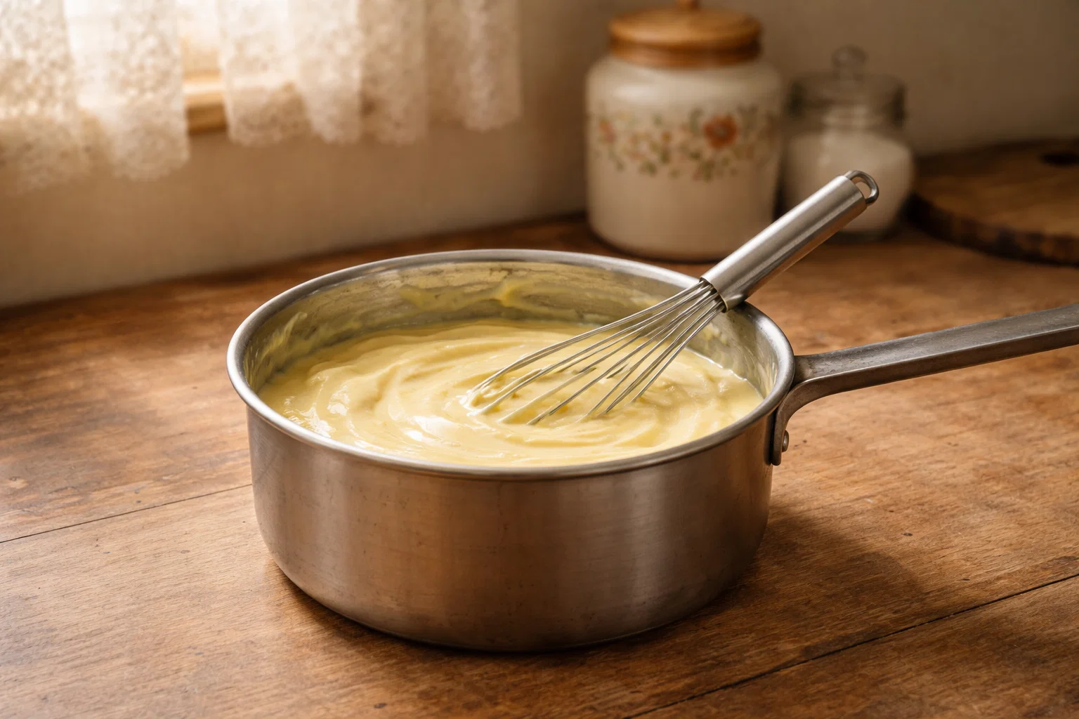 Заварной крем на молоке