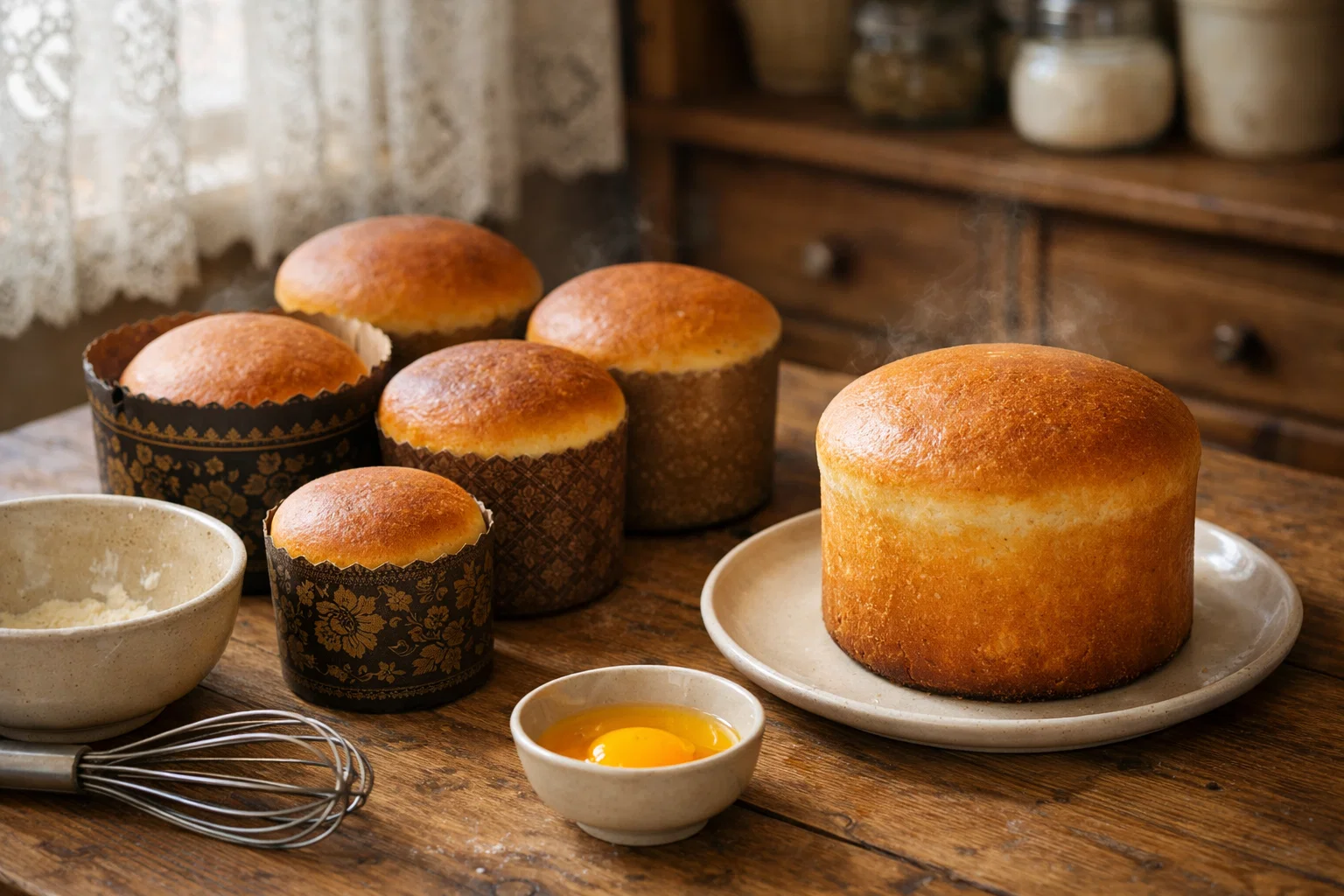 Готовые пасхальные куличи