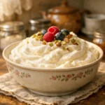 Творожная масса с ягодами и орехами — десерт из детства