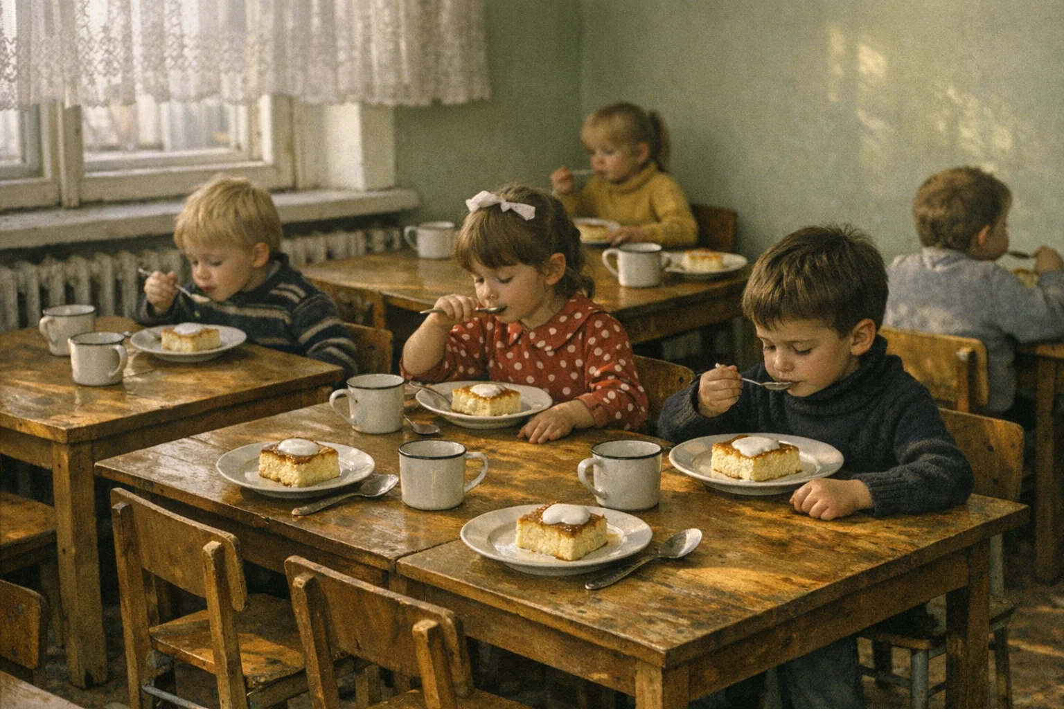 Творожная запеканка в детском саду СССР