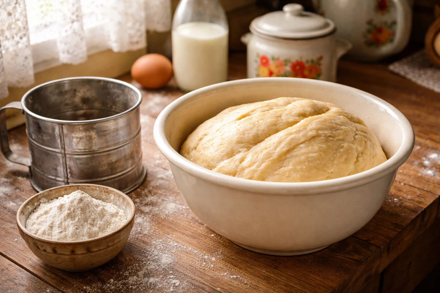 Песочное тесто для печенья через мясорубку в миске