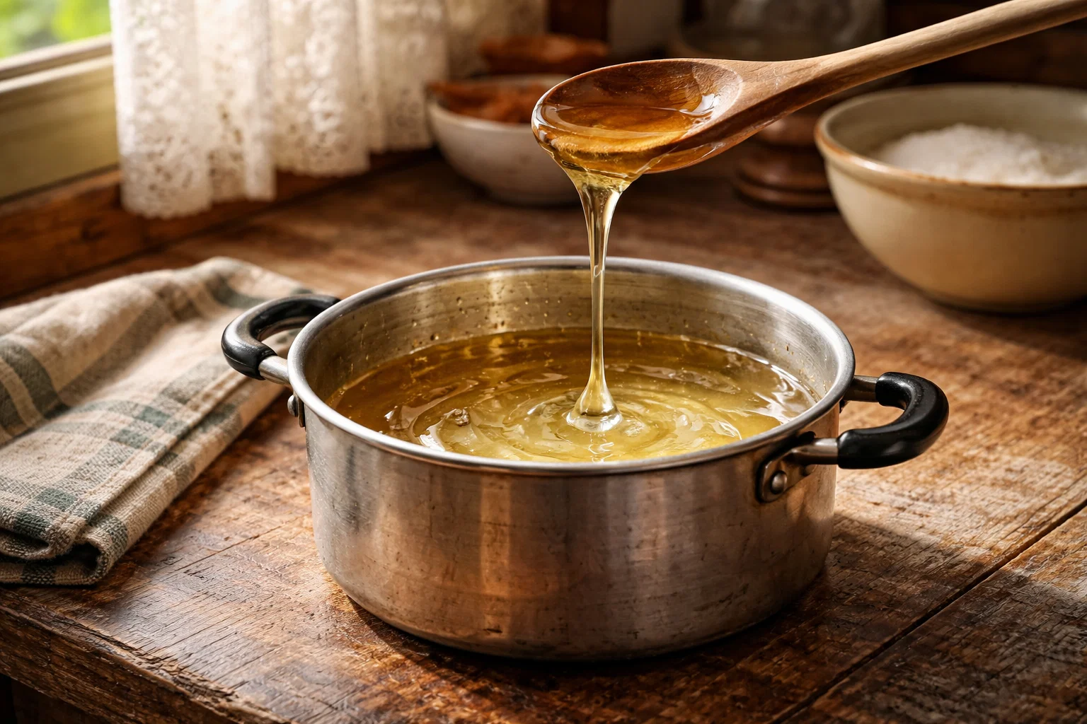 Сахарный сироп с агар-агаром для суфле торта Птичье молоко