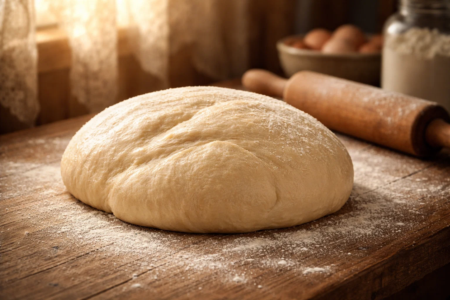 Мягкое дрожжевое тесто для булочек с маком на мёде