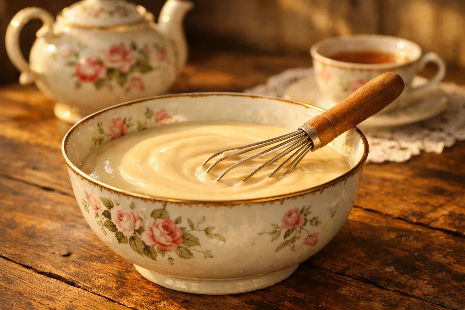 тесто для блинчиков на молоке в тарелке