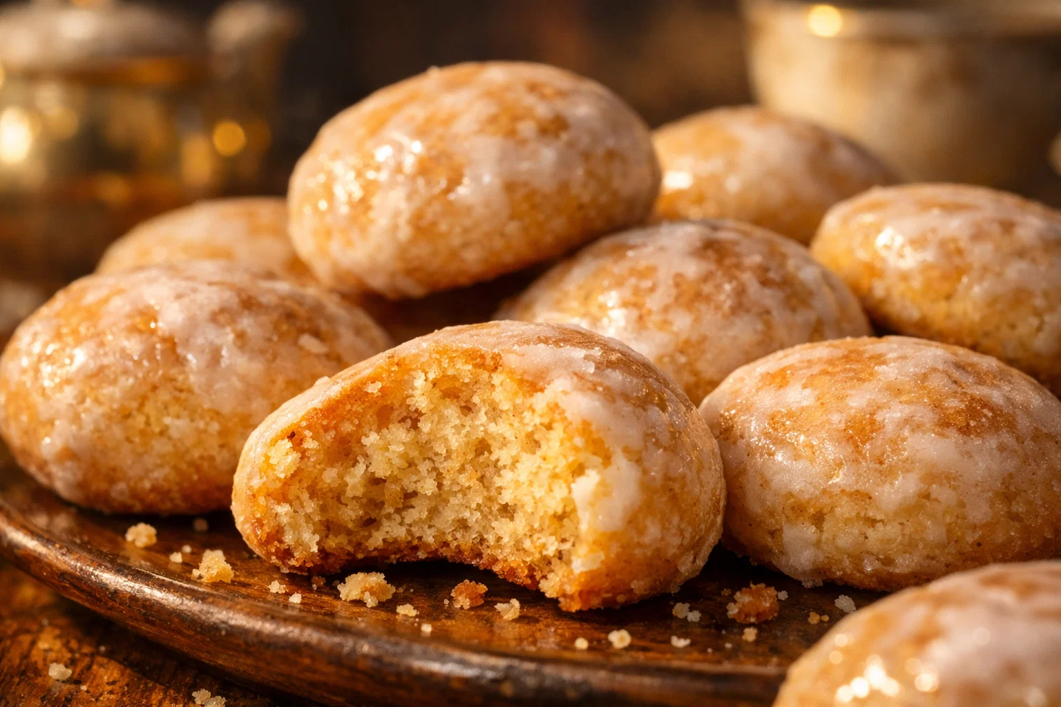 домашние пряники, покрытые сахарной глазурью