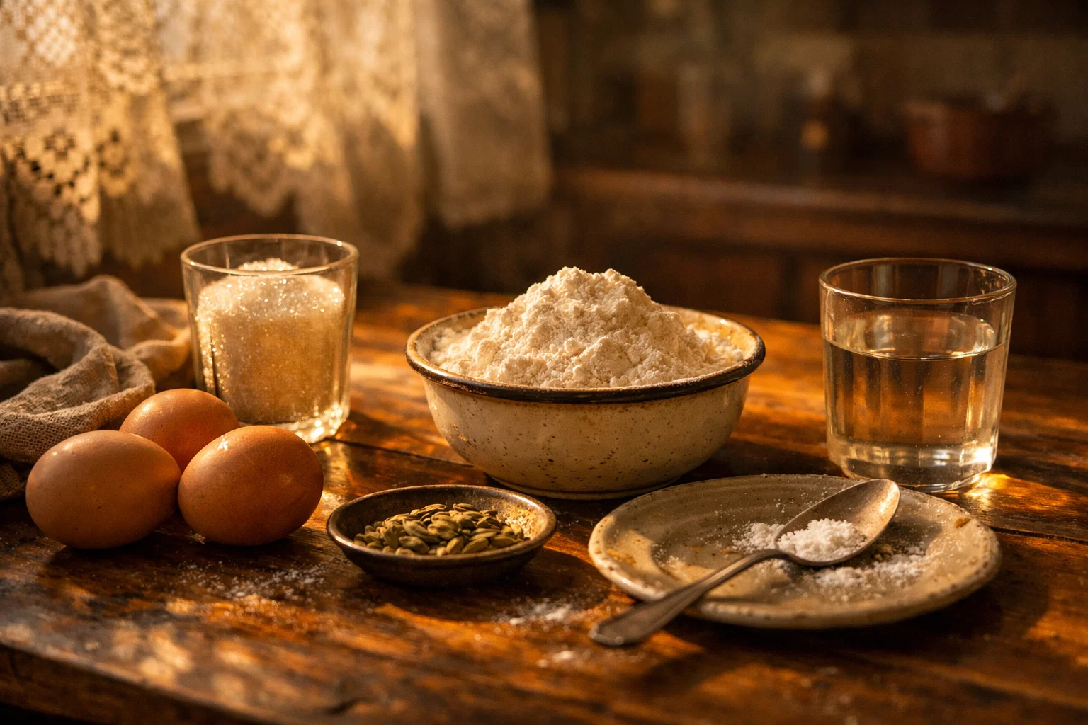 ингредиенты для приготовления домашних пряников