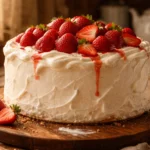 Клубничный торт со сливками: рецепт как у бабушки