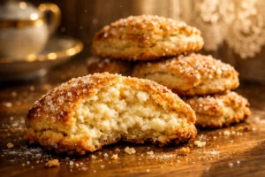 Домашнее творожное печенье с сахарной корочкой: тот самый вкус детства